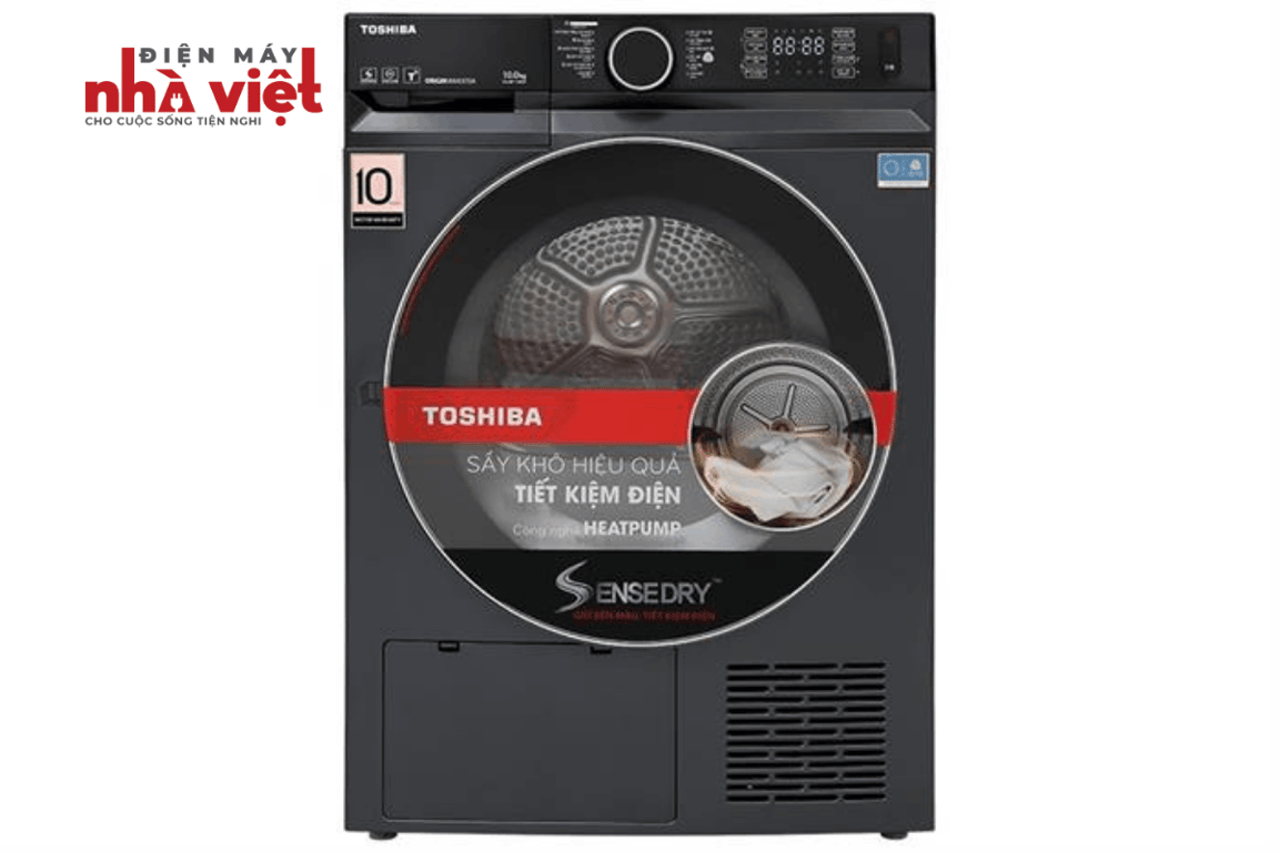 Máy sấy bơm nhiệt Toshiba Inverter 10 Kg TD-BP110GHV(MG)