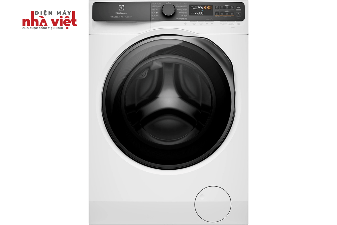 Máy giặt sấy Electrolux UltimateCare 700 Inverter giặt 13 kg - sấy 9 kg EWW1343R7WC