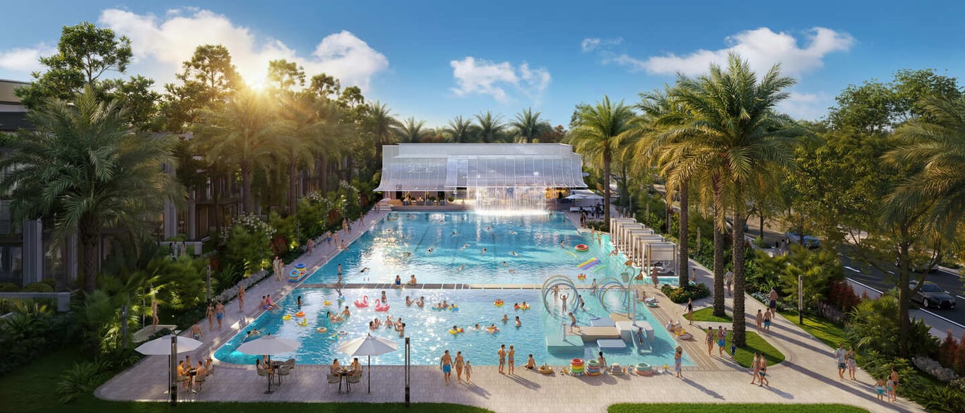 Bể bơi vượt chuẩn Olympic Waterfall Pool
