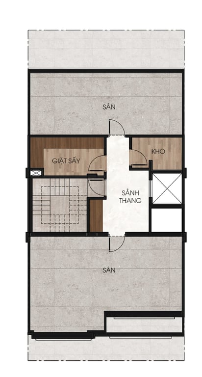 Liên kề 5 tầng 136m2