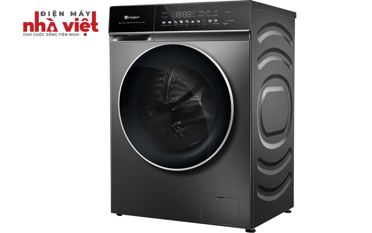 Máy giặt sấy Casper Inverter giặt 11.5 kg - sấy 8 kg WF-P115VGT11