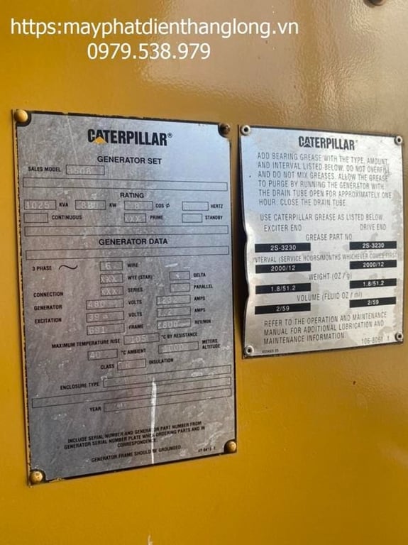 Máy phát điện Caterpillar 1000kVA Thumbnail 4