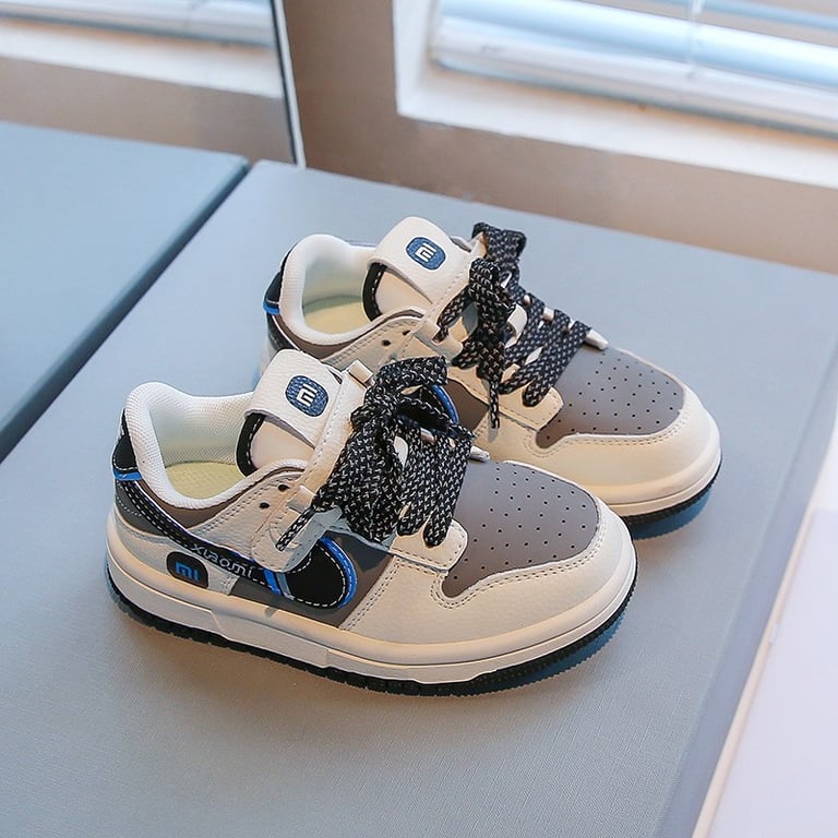 M150 Giày Sneaker Thể Thao Trẻ Em Phong Cách Hàn Quốc – Giày Trẻ Em Da PU Mềm Dây Dán Tiện Lợi Đi Học, Đi Chơi