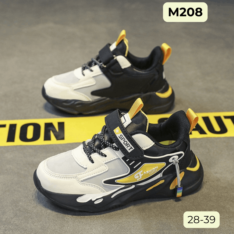 M146 Giày Thể Thao Trẻ Em Siêu Nhẹ SPORT FASHION – Giày Sneaker Bé Trai & Bé Gái Da Mềm Phối Lưới Cực Êm Chân Đi Học, Chạy Bộ (Size 27 - 39)
