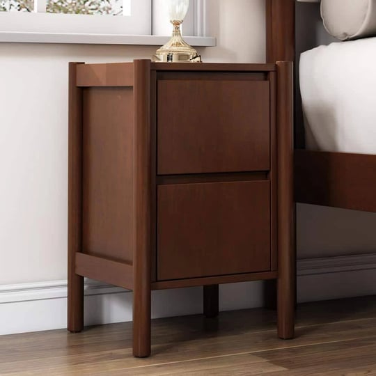 14-2-in-mid-century-retro-pine-wood-2-drawer-rich-walnut-nightstand-bedside-table-for-bedroom-living-1