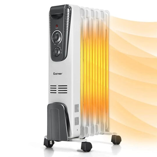 1500-watt-gray-electric-oil-filled-radiator-space-heater-5-7-fin-thermostat-room-radiant-1