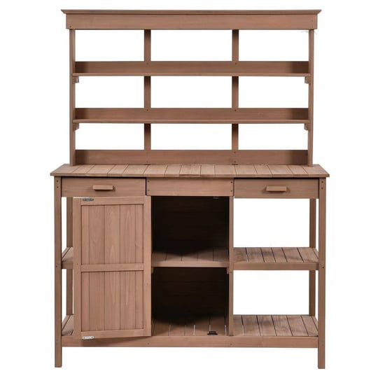 19-7-in-w-x-66-in-h-brown-outdoor-farmhouse-wooden-potting-bench-table-garden-workstation-for-backya-1