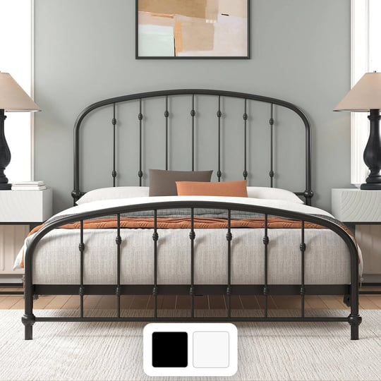 232341-zinus-night-therapy-bridget-50-metal-platform-bed-frame-black-king-1