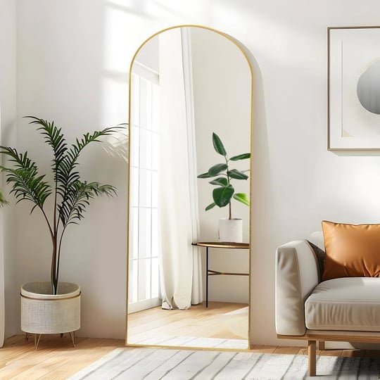 24-in-w-x-67-in-h-arched-gold-framed-full-length-mirror-aluminum-alloy-floor-mirror-1
