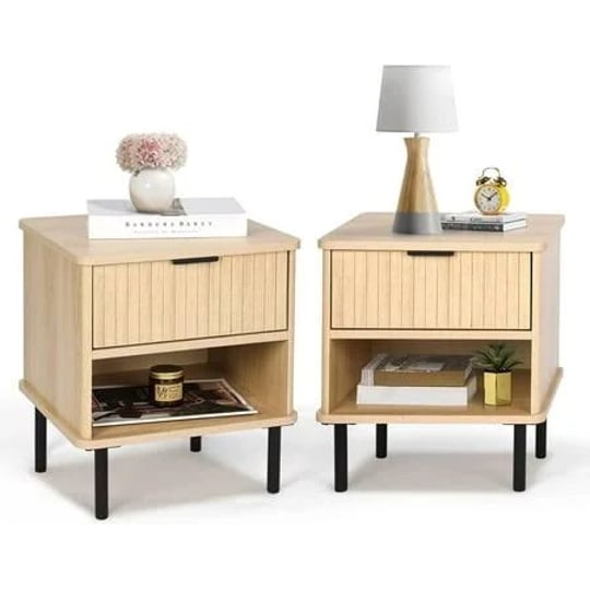 2pcs-natural-oak-nightstand-with-storage-and-drawer-2-tier-bedside-table-for-bedroom-easy-assembly-f-1