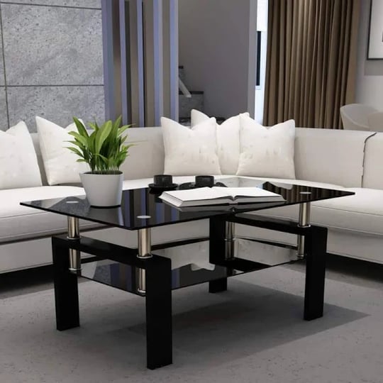 39-37-in-l-black-rectangular-tempered-coffee-glass-table-with-2-tier-shelves-side-center-table-for-l-1