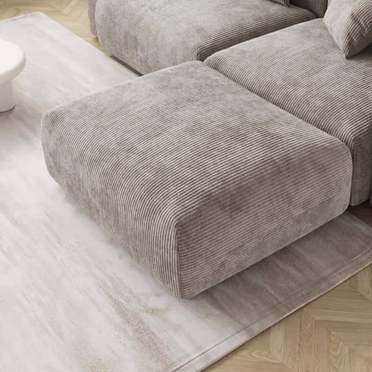 39-in-armless-corduroy-polyester-large-square-accent-modular-sectional-sofa-ottoman-in-brown-1
