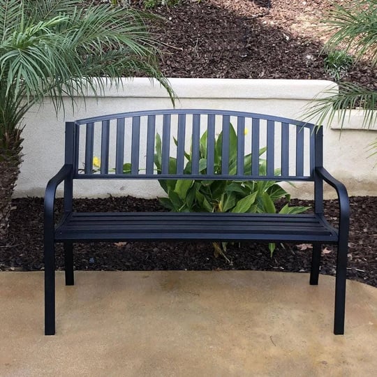 4-ft-steel-outdoor-patio-bench-1