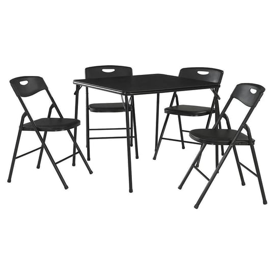 5-piece-folding-table-and-chair-set-black-cosco-1