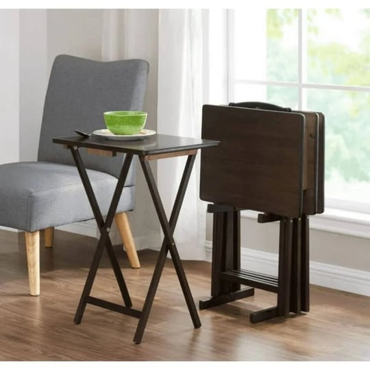 5-piece-folding-tv-tray-table-set-4-table-1-rack-stand-walnut-1
