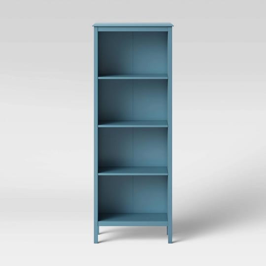 60-windham-4-shelf-bookcase-threshold-teal-solid-1