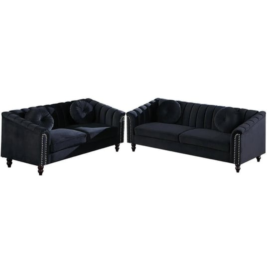 75-in-round-arm-2-piece-velvet-l-shaped-sectional-sofa-in-black-1