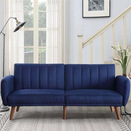 76-futon-sleeper-loveseat-sofa-corrigan-studio-fabric-navy-blue-100-linen-1