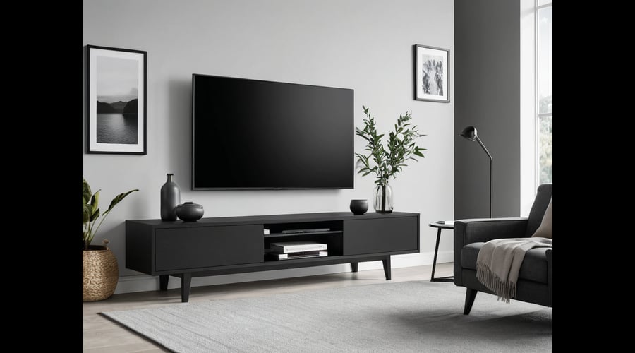 Discover the perfect addition to your home entertainment setup with our roundup of the top black wood TV stands, featuring sleek designs and durable construction that will complement any room decor.