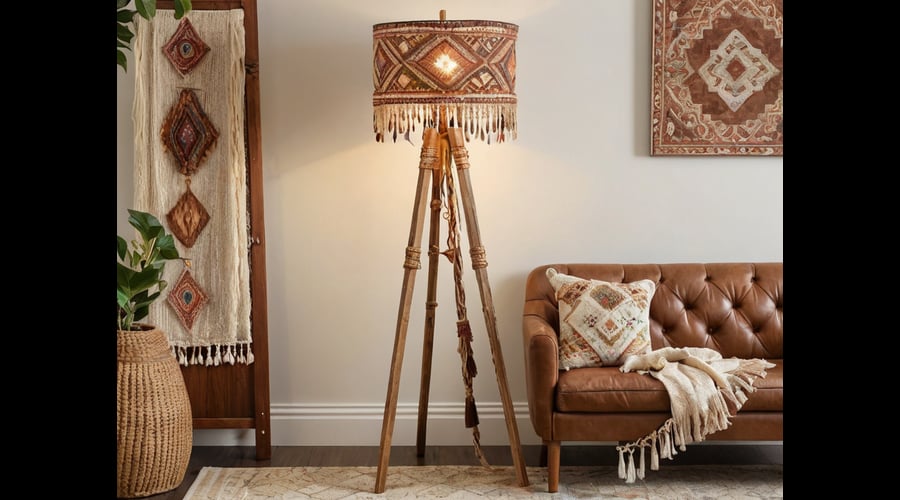 Discover the top boho floor lamps that perfectly match your eclectic decor, featuring elegant styles and warm lighting for your home.