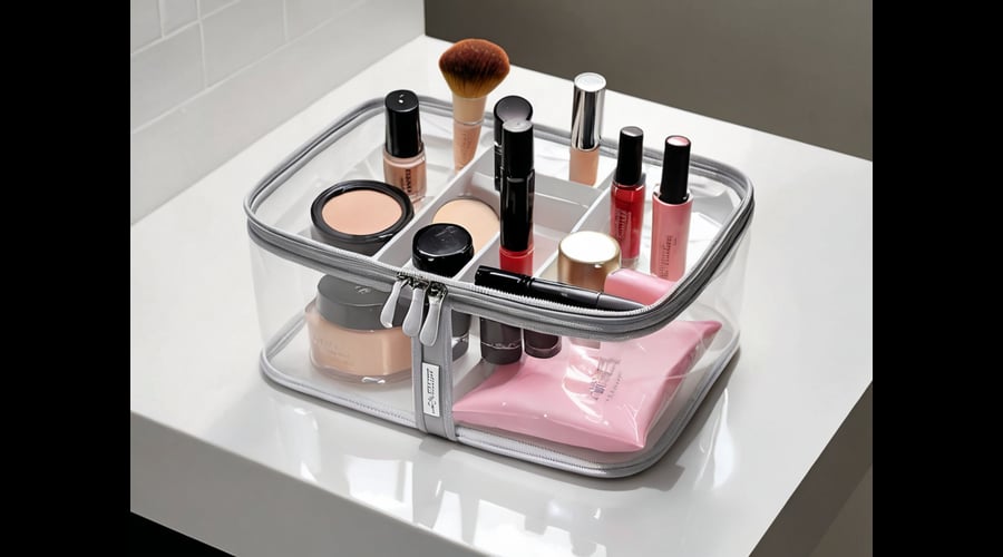 Discover top-rated clear cosmetic bags to keep your makeup organized and accessible, featuring stylish and durable options for all your beauty essentials.