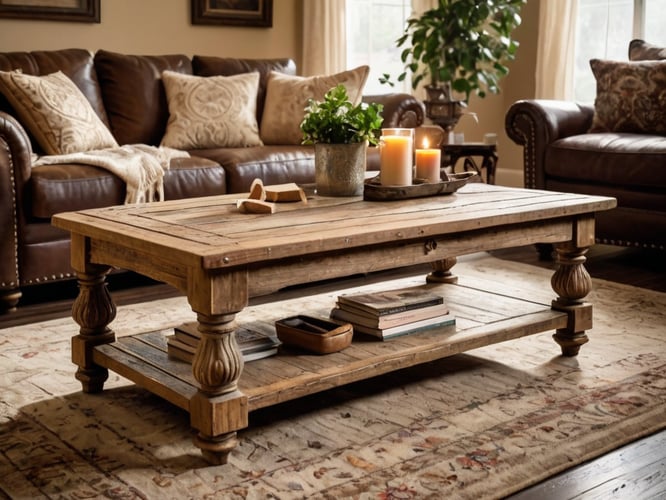 Distressed-Wood-Coffee-Table-1