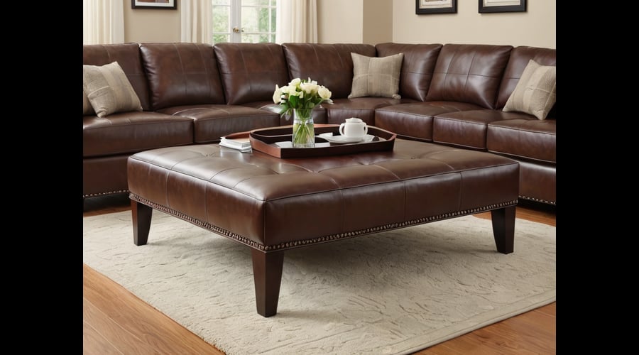Our detailed roundup of the best leather ottoman coffee tables combines luxurious seating with practical storage, perfect for enhancing any living room.