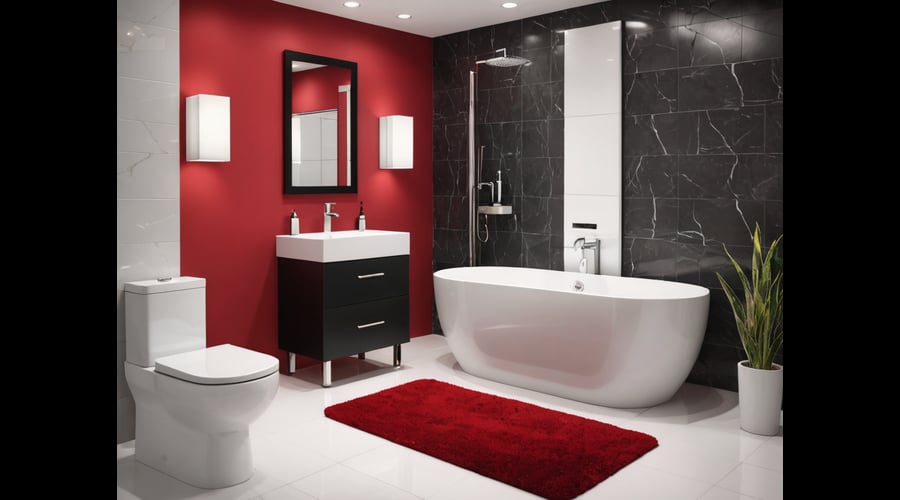 Explore and discover the top red bathroom rugs to spice up your bathroom decor, offering a chic and stylish solution for a cozy and modern space.
