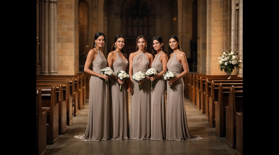 Find the perfect taupe bridesmaid dress that matches your vision for the wedding. Our guide compares the top taupe dresses, from floor-length gowns to shorter styles, to help you find the right look for your bridal party.