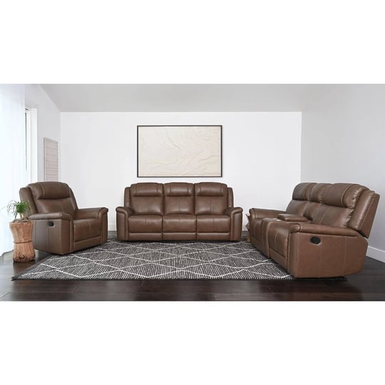 abbyson-living-gilmore-3-piece-leather-manual-reclining-sofa-collection-brown-1