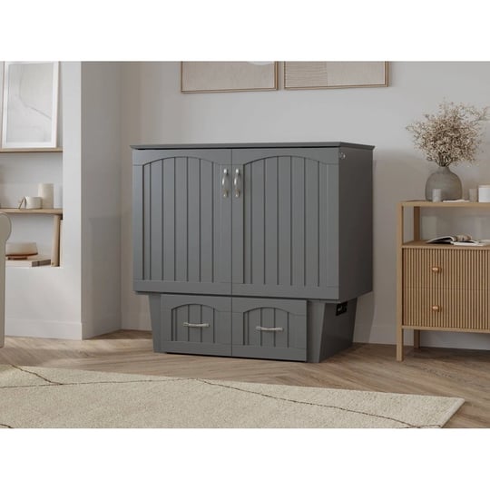 afi-sydney-twin-wood-murphy-bed-chest-with-charging-station-grey-1