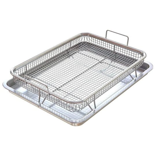 air-fryer-basket-for-ovenstainless-steel-crisper-tray-and-pan-deluxe-air-fry-in-your-oven-2-piece-se-1