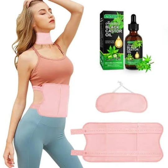 aliver-black-castor-oil-pack-kit-castor-oil-packs-for-waist-neckmachine-washable-adjustable-castor-o-1