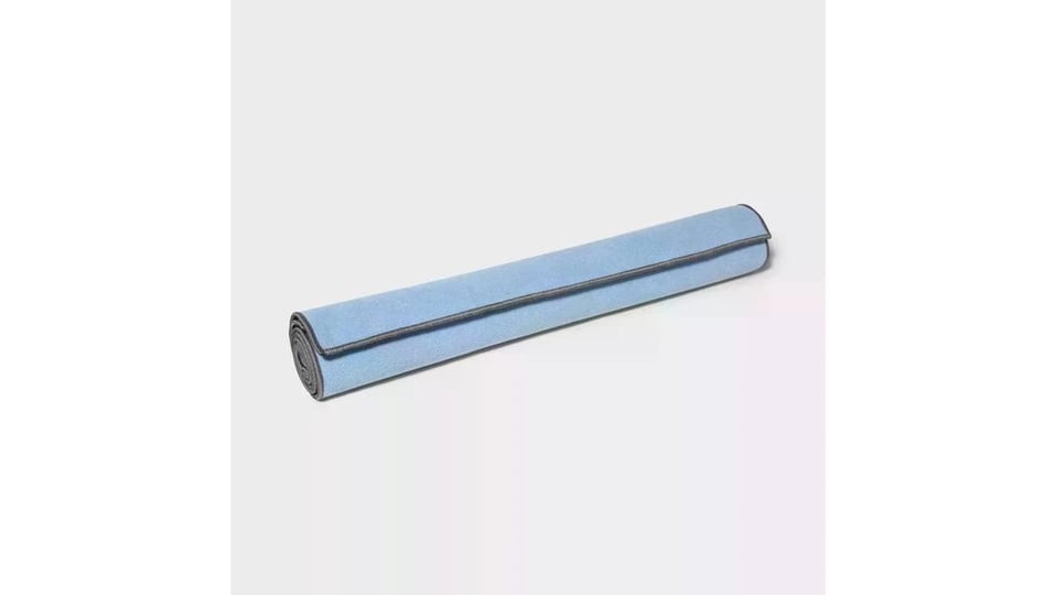 all-in-motion-blue-yoga-towel-target-1