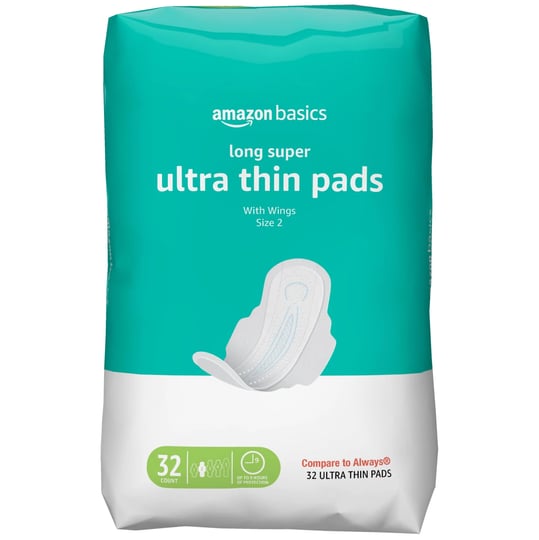 amazon-basics-ultra-thin-pads-with-flexi-wings-for-periods-long-length-super-absorbency-unscented-si-1
