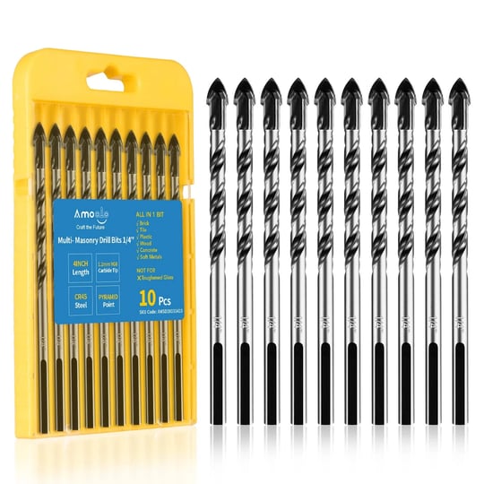 amoolo-1-4-masonry-drill-bits-10pcs-concrete-drill-bit-with-carbide-tip-1