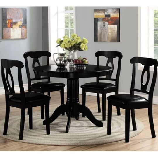angel-line-5-piece-lindsey-dining-set-black-1
