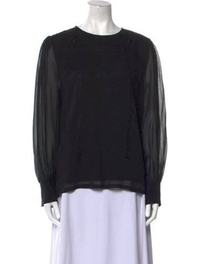 anine-bing-silk-crew-neck-sweatshirt-m-1