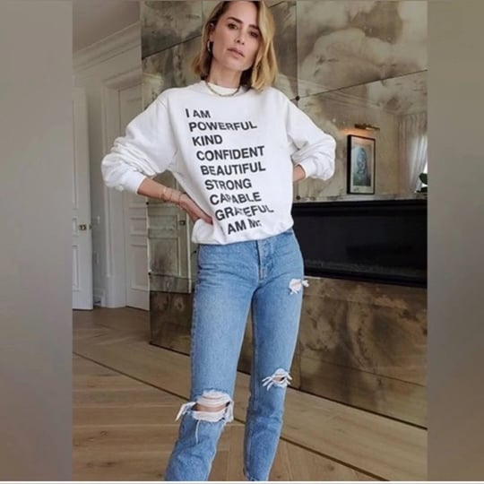 anine-bing-tops-anine-bing-affirmation-sweatshirt-color-white-size-l-girlbeautifuls-closet-1