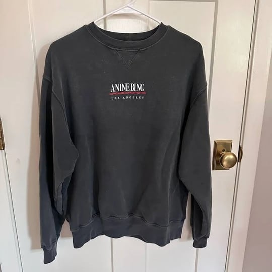 anine-bing-tops-anine-bing-small-logo-washed-sweatshirt-l-color-black-size-l-jwalsh01s-closet-1