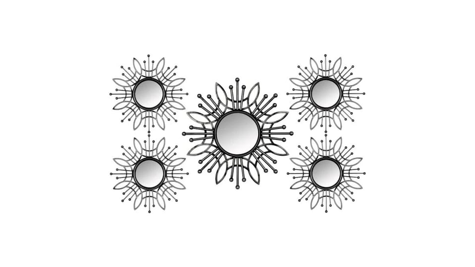 at-home-5-piece-metallic-framed-floral-burst-wall-mirror-set-1