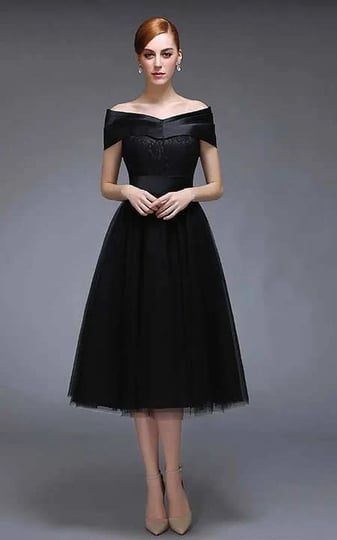 audrey-hepburn-black-dress-vintage-1950s-formal-cocktail-gown-off-shoulder-evening-costume-black-siz-1