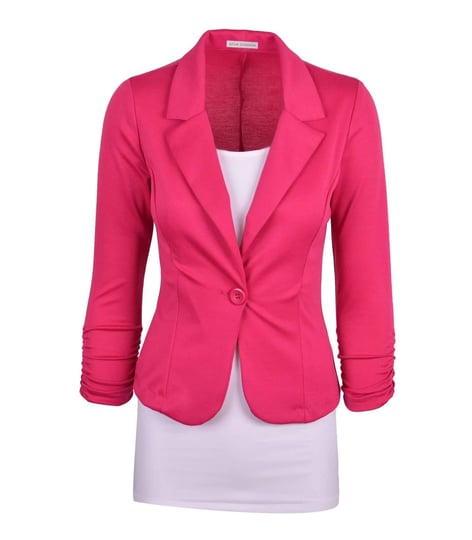 aulin-collection-womens-casual-work-solid-color-knit-blazer-size-medium-pink-1