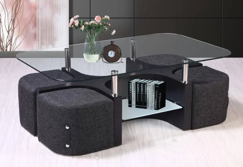 best-quality-furniture-glass-coffee-table-with-4-stools-and-double-book-shelf-1