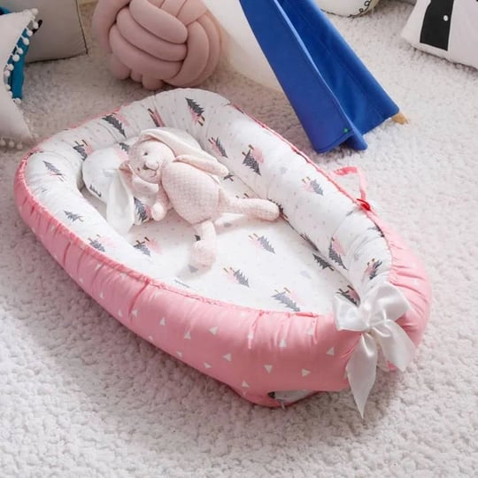 bitsy-boo-newborn-bed-nest-baby-lounger-pink-forest-1