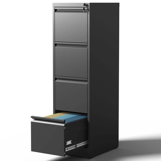 bizoeiron-4-drawer-file-cabinet-with-lock-metal-vertical-filing-cabinets-for-home-office-steel-stora-1