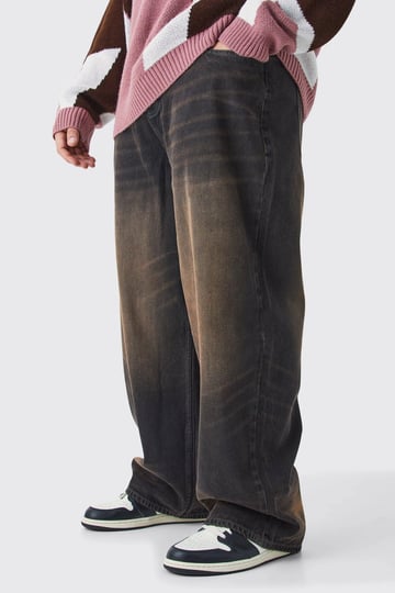 boohooman-plus-size-baggy-rigid-washed-jeans-brown-size-46-1