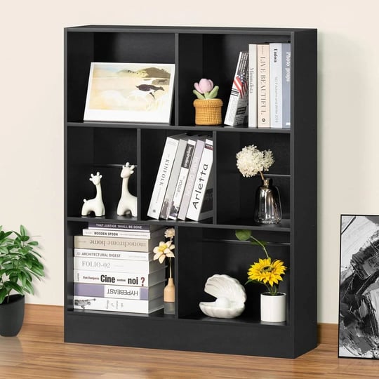 bookshelfsmall-modern-horizontal-bookcase-hoomic-color-black-1