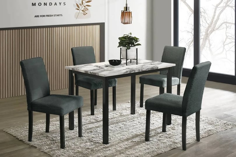 boss-furniture-charcoal-wool-fabric-5pc-dining-room-set-1