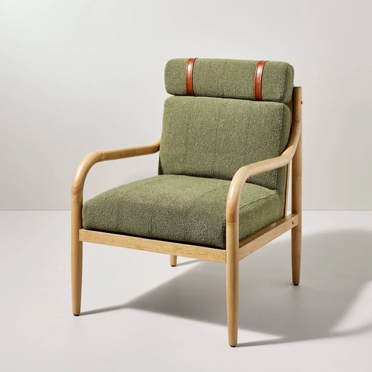 boucle-upholstered-wood-accent-arm-chair-olive-green-hearth-hand-with-magnolia-1